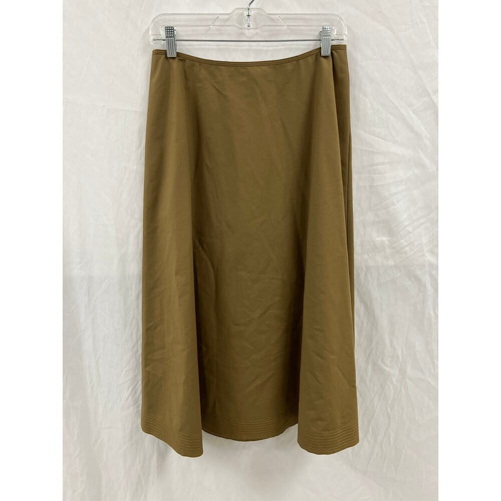 NWT Lafayette 148 Midi Skirt Shiitake size 4